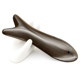 Bian Stone,Gua Sha Tool,Fish Shaped,115X37X9mm